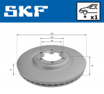 Piduriketas SKF VKBD 81293 V1