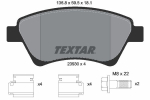 Piduriklotsi komplekt,ketaspidur TEXTAR 2393001
