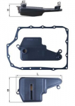 H&uuml;draulikafilter,automaatk&auml;igukast MAHLE HX 193D