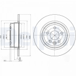 Piduriketas DELPHI BG3550