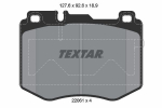 Piduriklotsi komplekt,ketaspidur TEXTAR 2206101