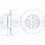 Piduriketas DELPHI BG3994