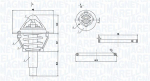 Termostaat,Jahutusvedelik MAGNETI MARELLI 352317005120