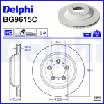 Piduriketas DELPHI BG9615C
