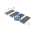 Filtras, salono oras UFI 54.255.00