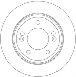 Piduriketas TRW DF6937