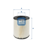 &Otilde;hufilter UFI 27.A72.00