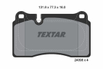 Piduriklotsi komplekt,ketaspidur TEXTAR 2409803