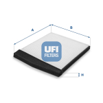 Filter,salongi&otilde;hk UFI 53.091.00