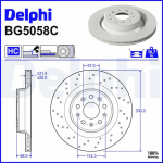 Piduriketas DELPHI BG5058C