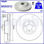 Piduriketas DELPHI BG9321C