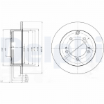 Piduriketas DELPHI BG3815