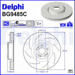 Piduriketas DELPHI BG9485C
