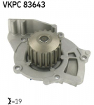 Veepump, mootori jahutus SKF VKPC 83643