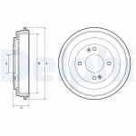 Piduritrummel DELPHI BF665