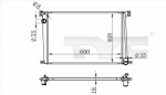 Radiaator,mootorijahutus TYC 703-0011