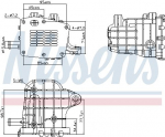 Radiaator,heitgaaside tagasijooks NISSENS 989481