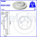 Piduriketas DELPHI BG5150C