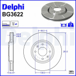 Piduriketas DELPHI BG3622