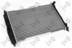 Radiaator,mootorijahutus ABAKUS 007-017-0005