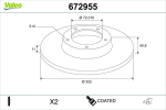 Piduriketas VALEO 672955
