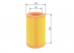 &Otilde;hufilter BOSCH F 026 400 194