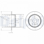 Piduriketas DELPHI BG3178