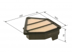 &Otilde;hufilter BOSCH F 026 400 583