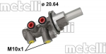Peapiduri silinder METELLI 05-1148