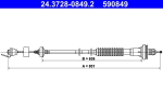 Tross,sidurikasutus ATE 24.3728-0849.2