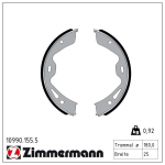 Piduriklotside komplekt,seisupidur ZIMMERMANN 10990.155.5