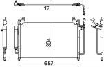 Kondensaator,kliimaseade MAHLE AC 642 000S