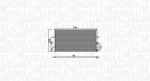 Kondensaator,kliimaseade MAGNETI MARELLI 350203740000