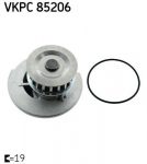 Veepump, mootori jahutus SKF VKPC 85206