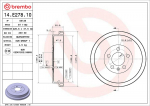 Piduritrummel BREMBO 14.E278.10