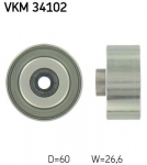 Seade-/juhtrull,soonrihm SKF VKM 34102