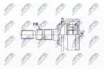 Liigendlaager, veov&otilde;ll NTY NPZ-PL-035