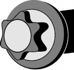 Klapikaanekruvikomplekt CORTECO 016225