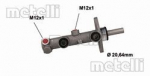 Peapiduri silinder METELLI 05-1123