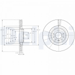 Piduriketas DELPHI BG9098