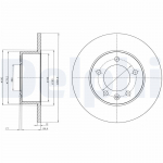 Piduriketas DELPHI BG4320