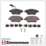 Piduriklotsi komplekt,ketaspidur ZIMMERMANN 23705.180.2