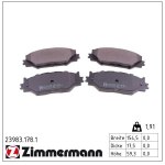 Piduriklotsi komplekt,ketaspidur ZIMMERMANN 23983.178.1