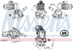 EGR-klapp NISSENS 98238