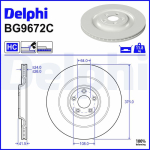 Piduriketas DELPHI BG9672C