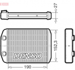 Soojusvaheti,salongik&uuml;te DENSO DRR09003