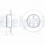 Piduriketas DELPHI BG4165