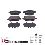 Piduriklotsi komplekt,ketaspidur ZIMMERMANN 24348.160.1