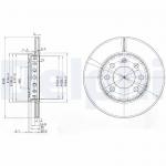 Piduriketas DELPHI BG3658