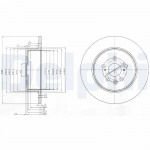 Piduriketas DELPHI BG3777
